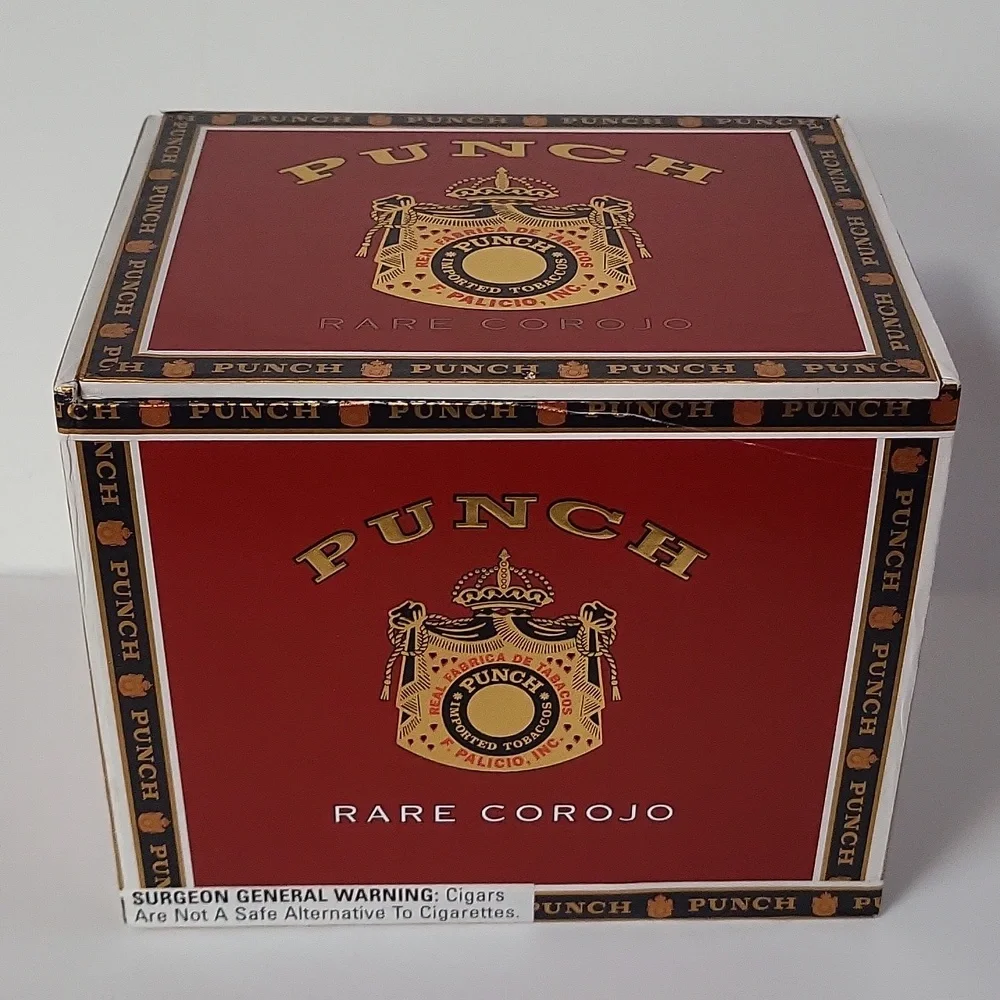 Punch Rothschilds Rare Corojo Edition Wood Lift Lid Cigar Box